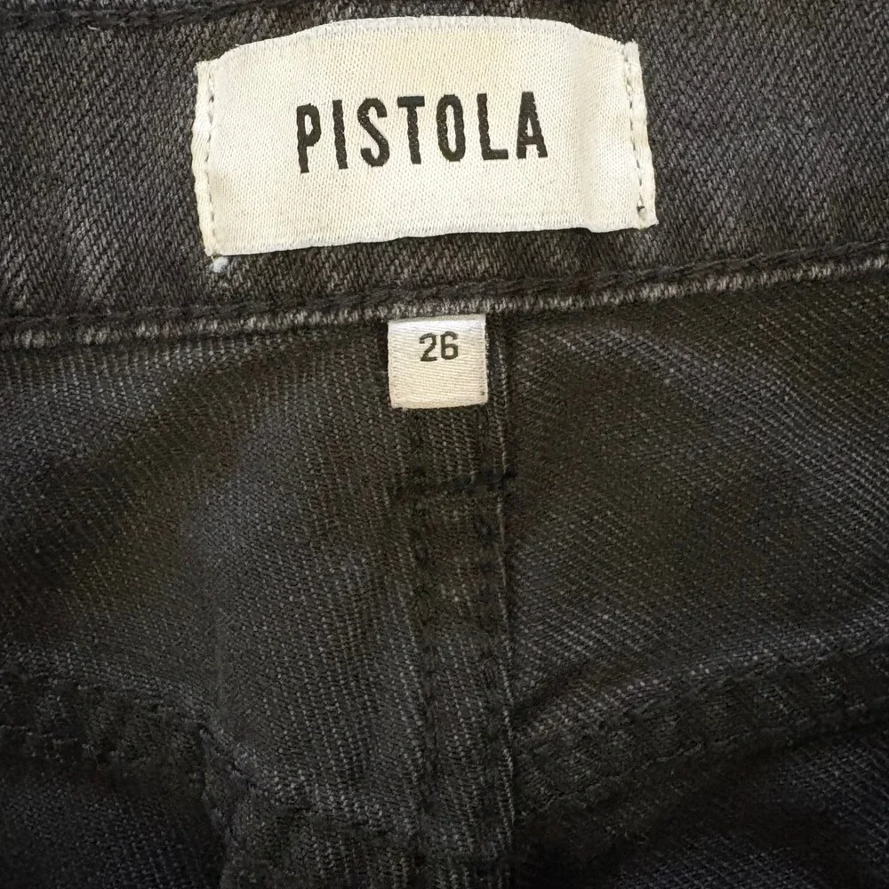 Pistola Black Bobbie‎ Crossover Waist Straight Jeans Size 26